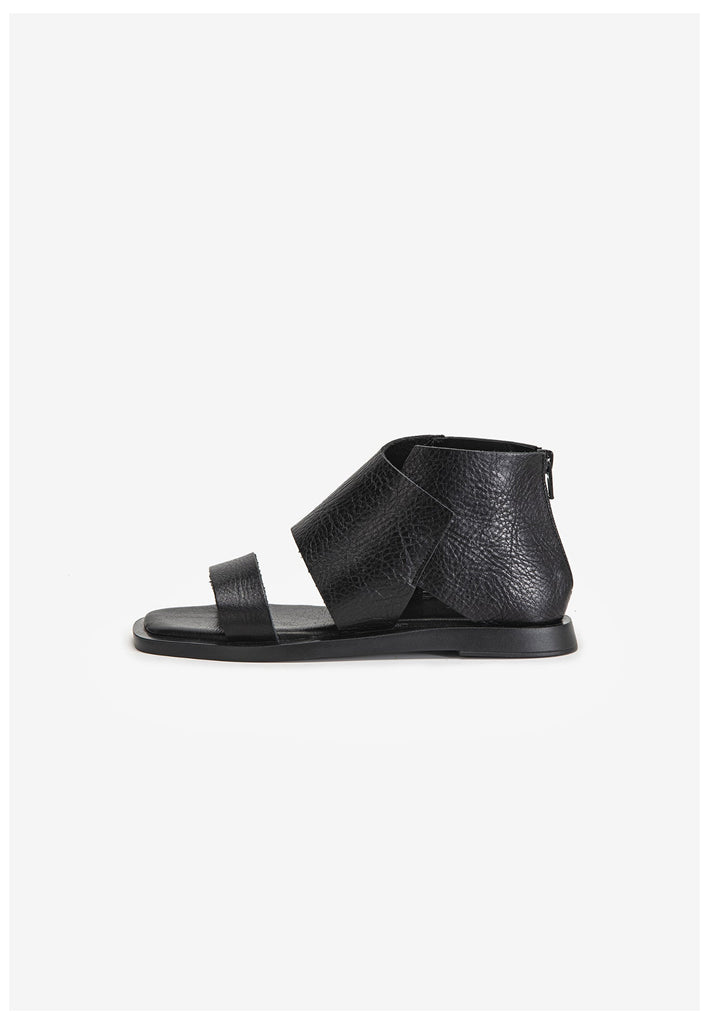 Inuovo Sandalen Leder Schwarz - surf4shoes