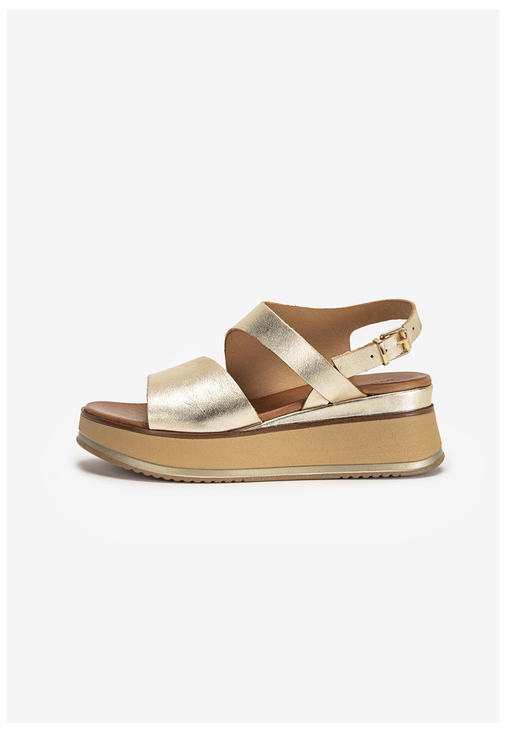 Inuovo Sandalen Leder Gold - surf4shoes