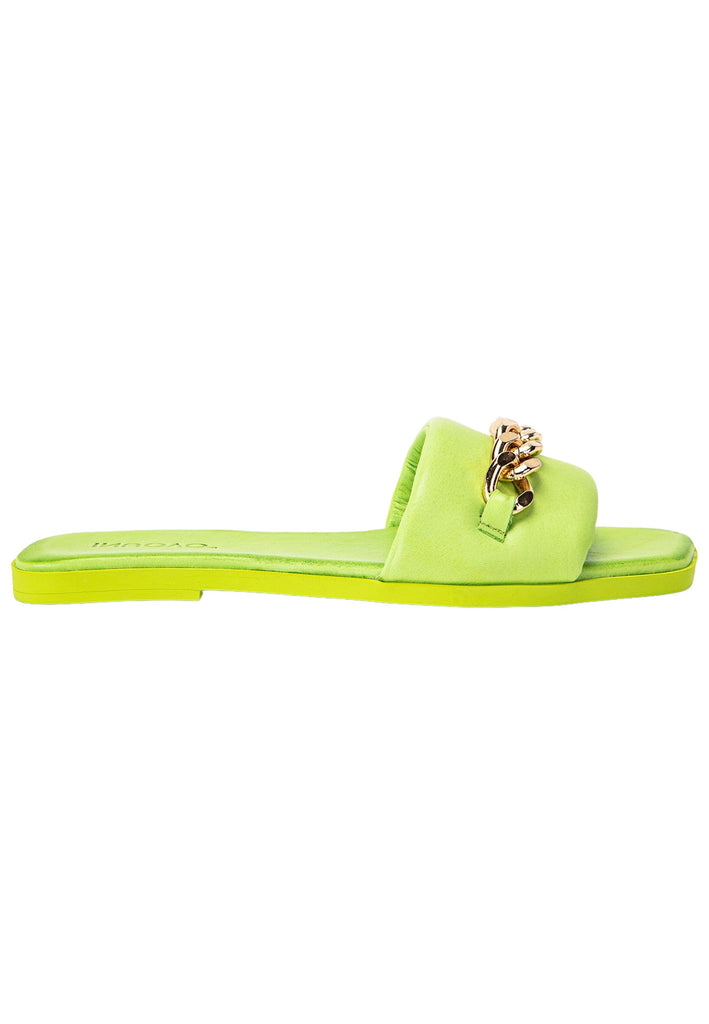 Inuovo Pantoletten Leder Pistachio - surf4shoes