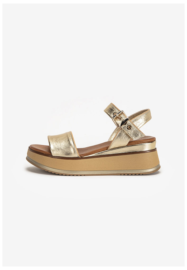 Inuovo Sandalen Leder Gold - surf4shoes