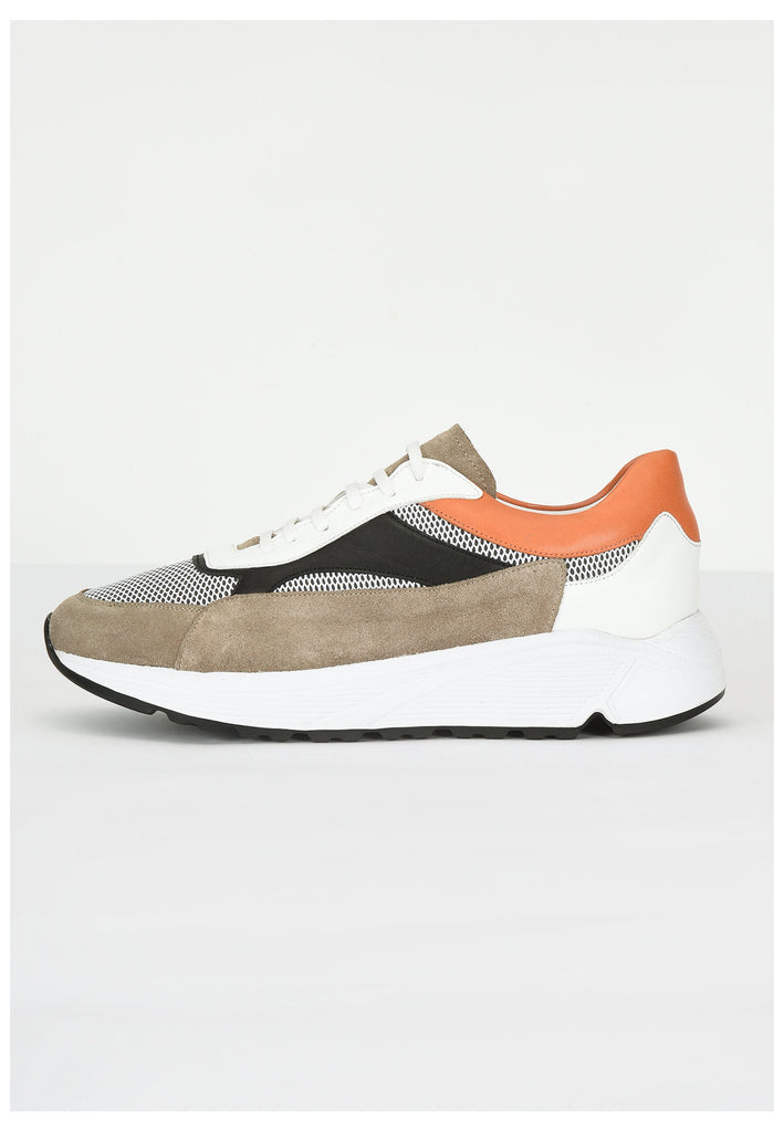 Inuovo Sneaker Leder/Textil Beige - surf4shoes