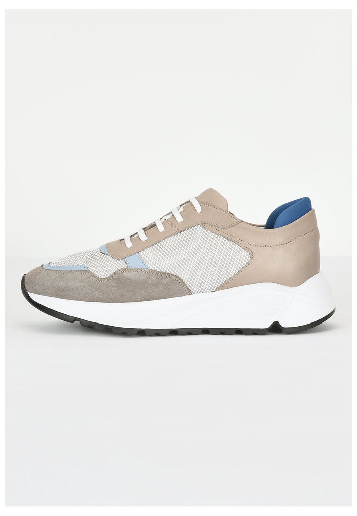 Inuovo Sneaker Leder/Textil Taupe - surf4shoes