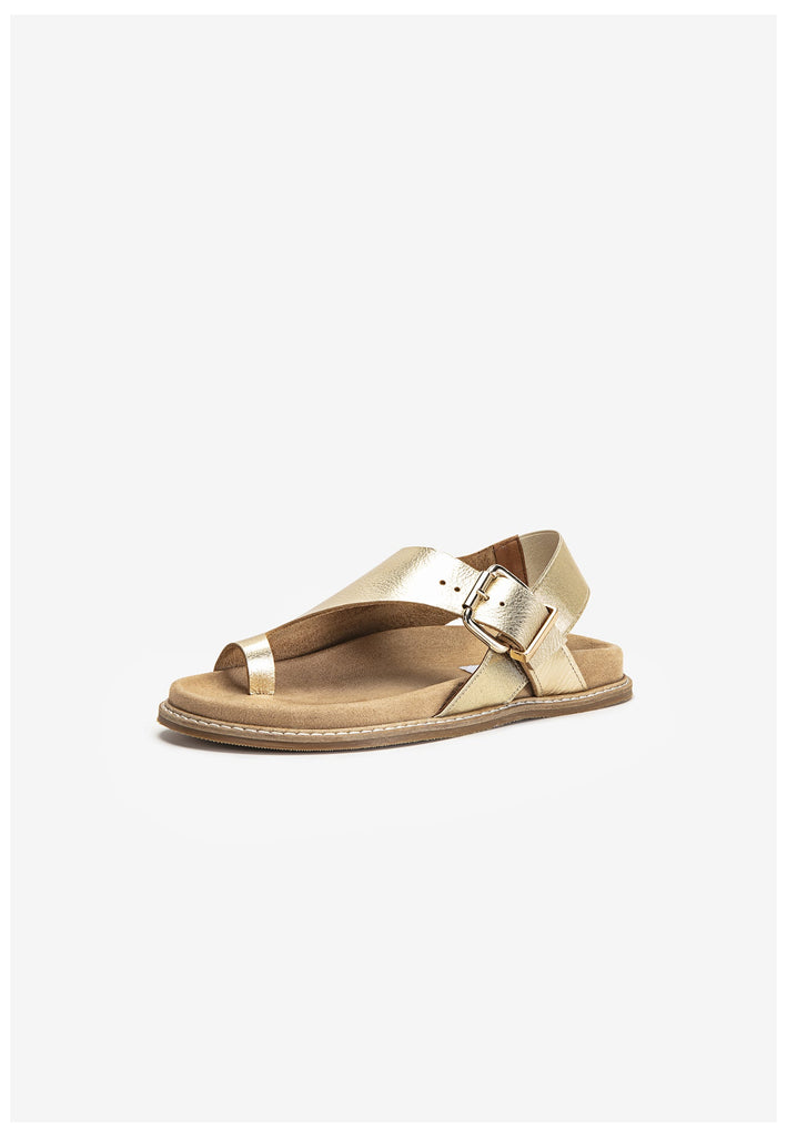 Inuovo Zehensteg Leder Gold - surf4shoes