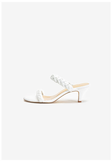 Inuovo Pantoletten Leder Weiß - surf4shoes