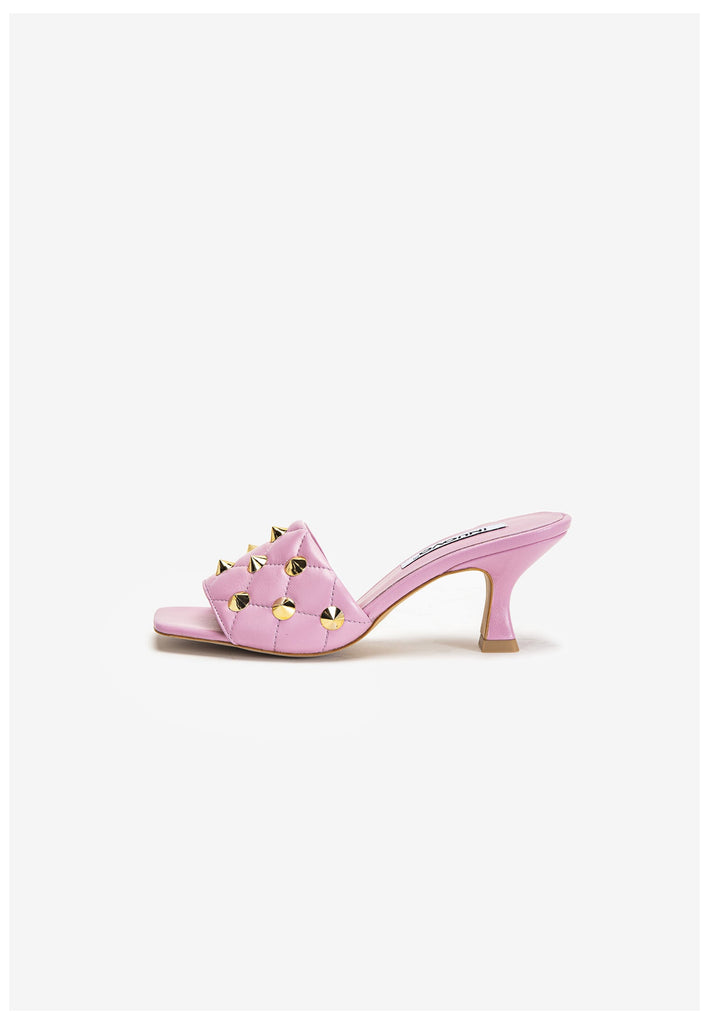 Inuovo Pantoletten Leder Pink - surf4shoes
