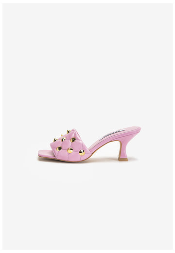 Inuovo Pantoletten Leder Pink - surf4shoes