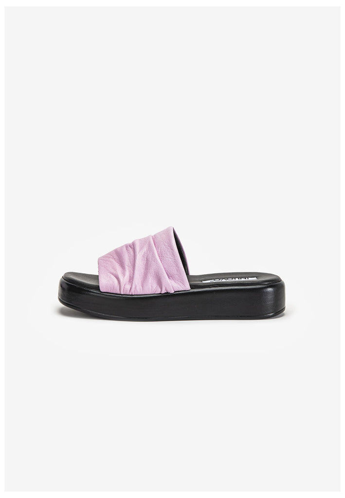 Inuovo Pantoletten Leder Pink - surf4shoes