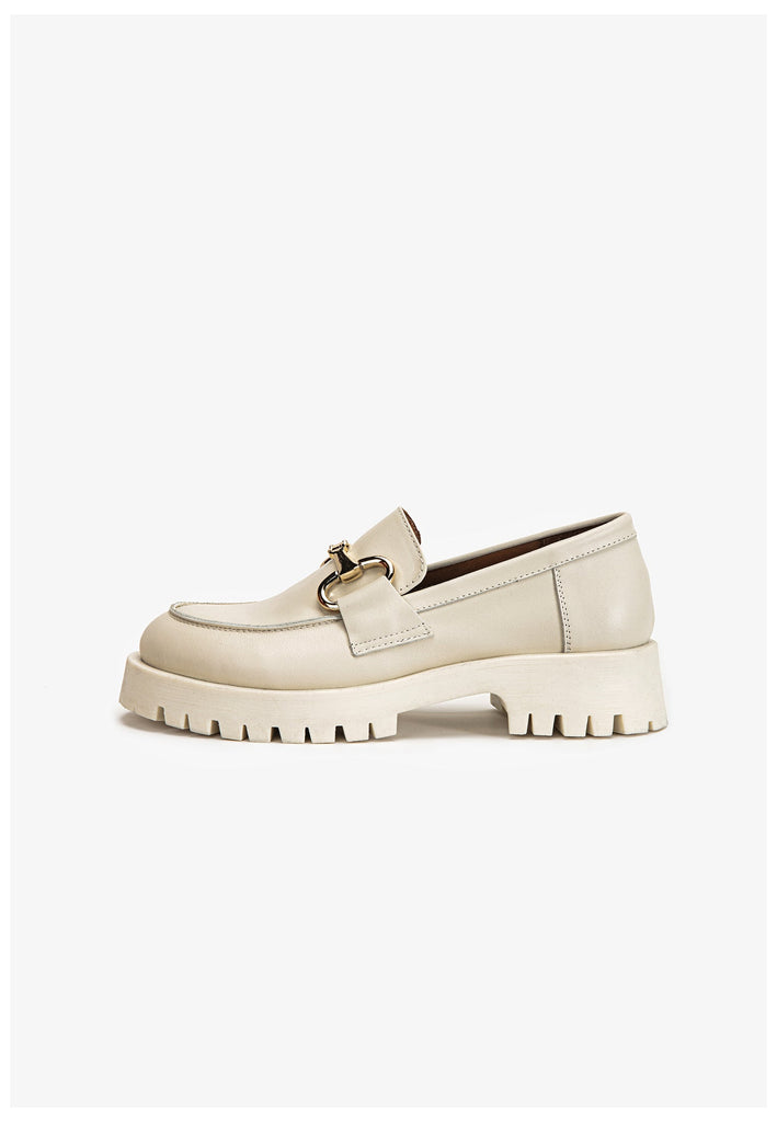 Inuovo Slipper Leder Creme - surf4shoes