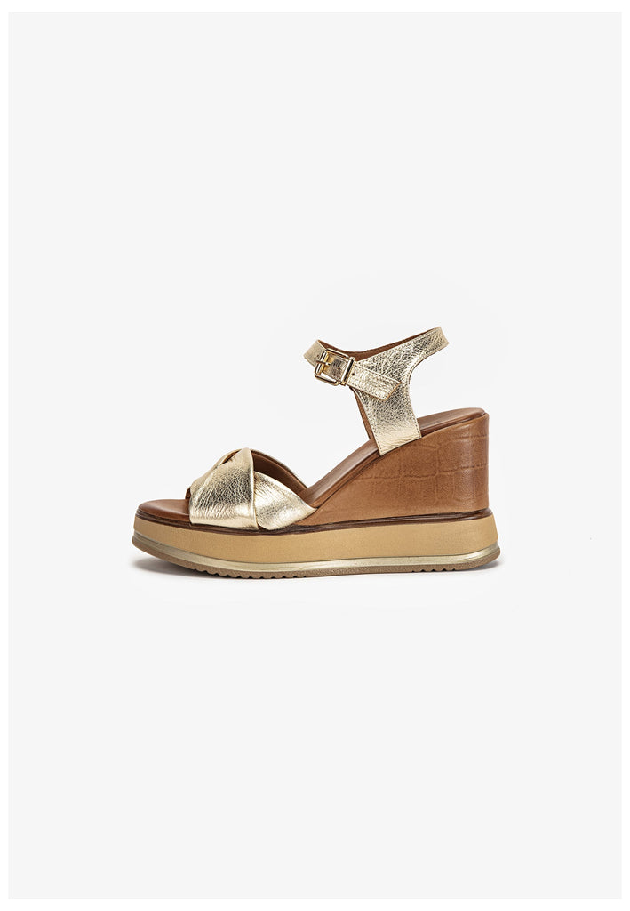 Inuovo Sandalen Leder Gold - surf4shoes