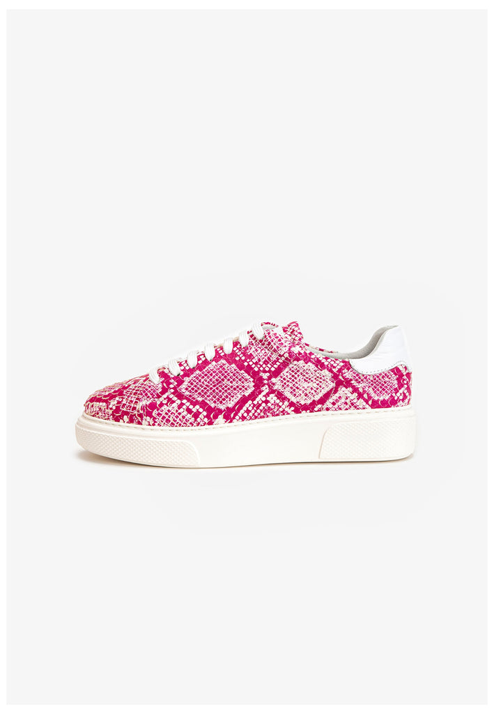 Inuovo Sneaker Leder Weiß/Pink - surf4shoes