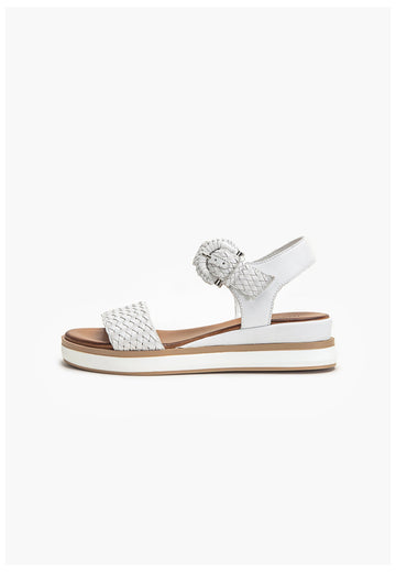 Inuovo Sandalen Leder Weiß - surf4shoes
