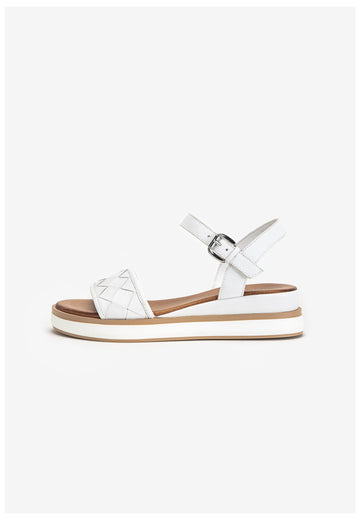 Inuovo Sandalen Leder Weiß - surf4shoes