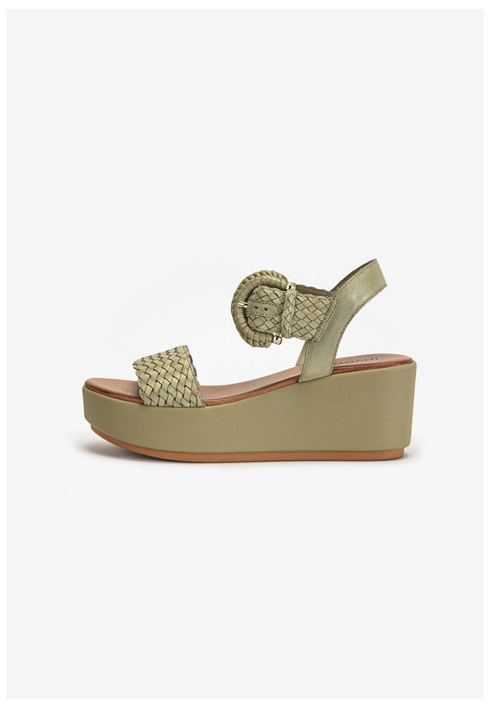 Inuovo Sandalen Leder Olive - surf4shoes