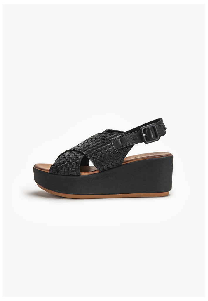 Inuovo Sandalen Leder Schwarz - surf4shoes