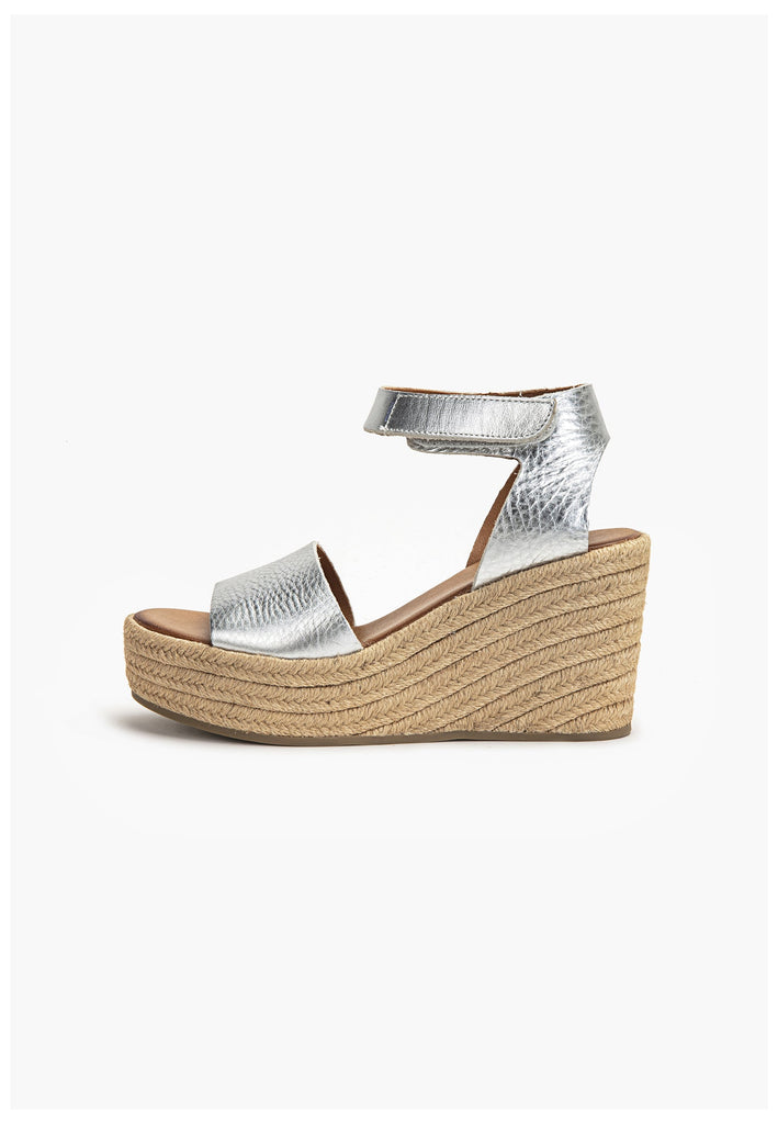 Inuovo Sandalen Leder Silber - surf4shoes
