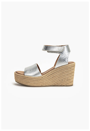 Inuovo Sandalen Leder Silber - surf4shoes