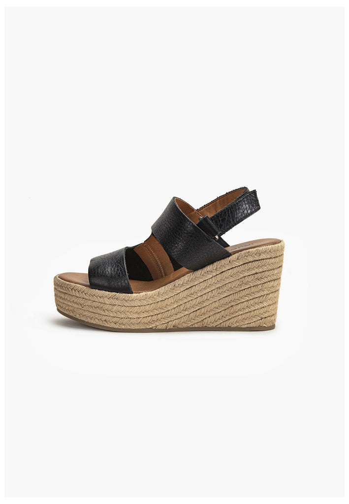 Inuovo Sandalen Leder Schwarz - surf4shoes
