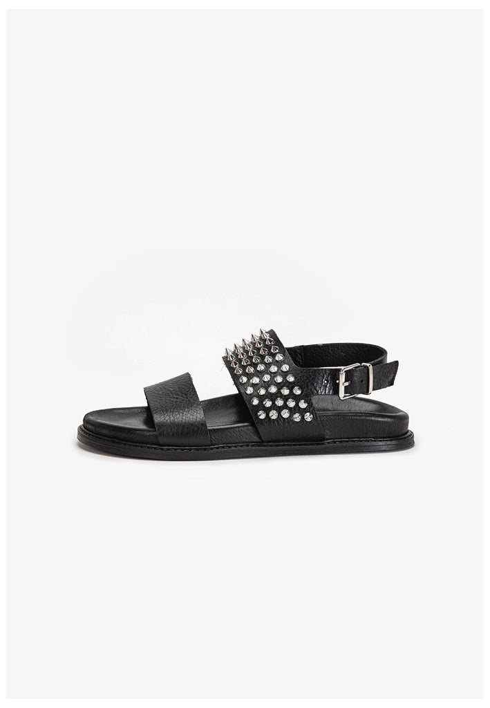 Inuovo Sandalen Leder Schwarz - surf4shoes