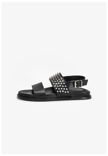 Inuovo Sandalen Leder Schwarz - surf4shoes