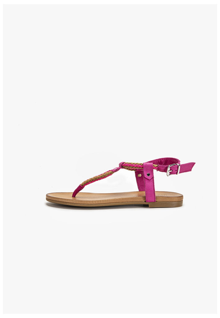 Inuovo Sandalen Leder/Textil Pink - surf4shoes