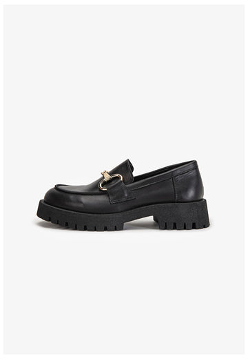 Inuovo Slipper Leder Schwarz - surf4shoes