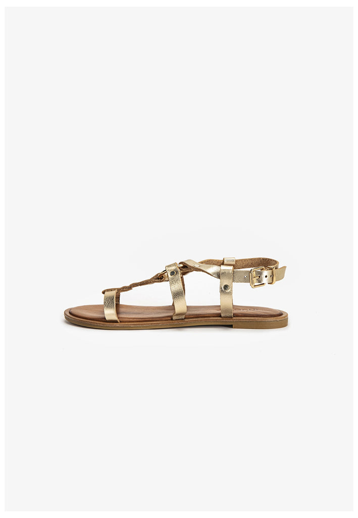 Inuovo Sandalen Leder Gold - surf4shoes