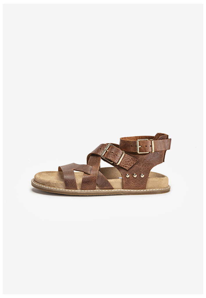 Inuovo Sandalen Leder Mittelbraun - surf4shoes