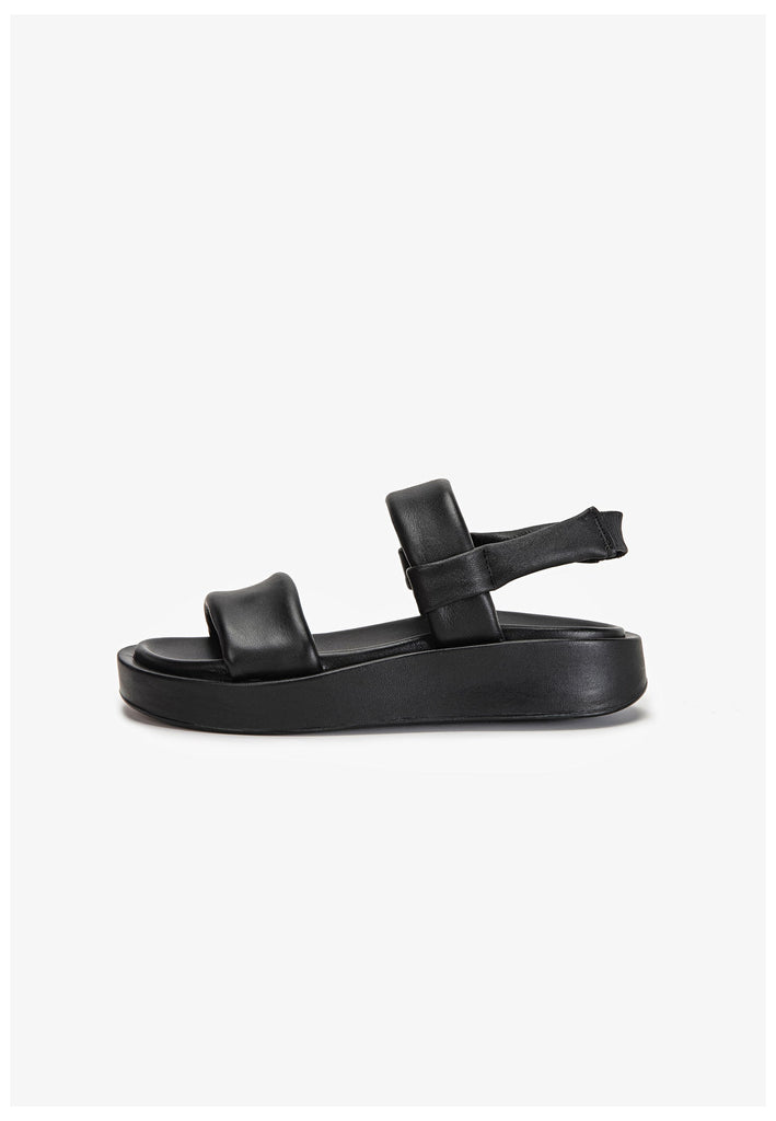 Inuovo Sandalen Leder Schwarz - surf4shoes