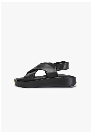 Inuovo Sandalen Leder Schwarz - surf4shoes