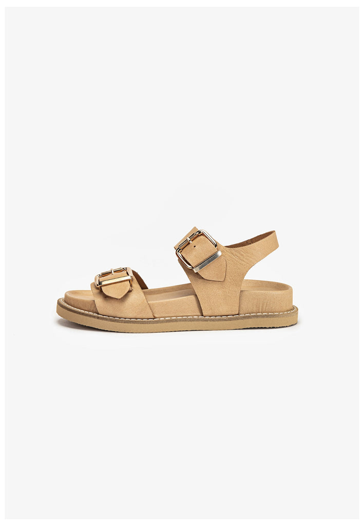 Inuovo Sandalen Leder Hellbraun - surf4shoes
