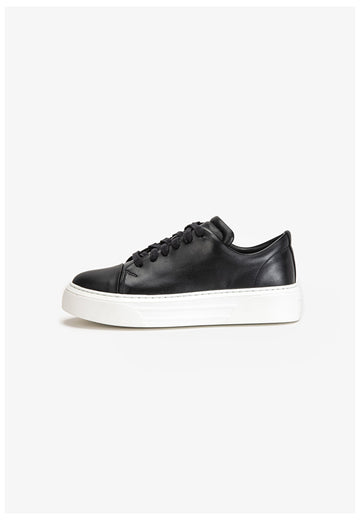 Inuovo Sneaker Leder Schwarz - surf4shoes