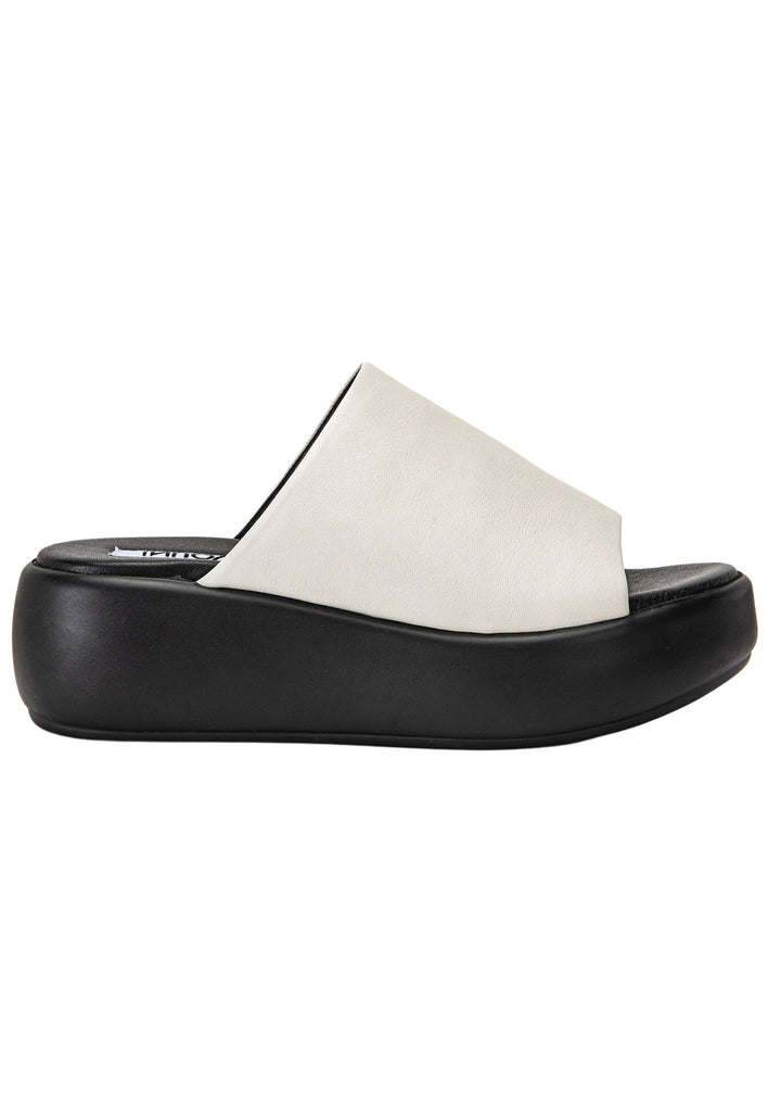 Inuovo Pantoletten Leder Creme - surf4shoes