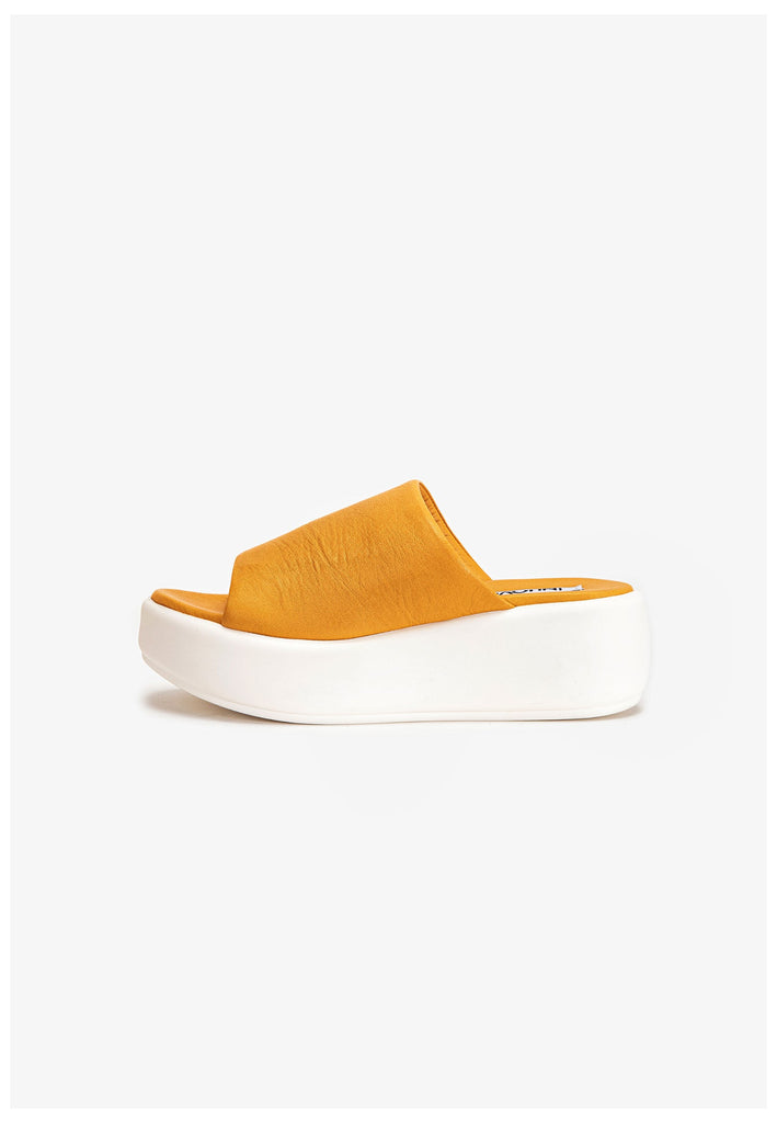 Inuovo Pantoletten Leder Orange - surf4shoes
