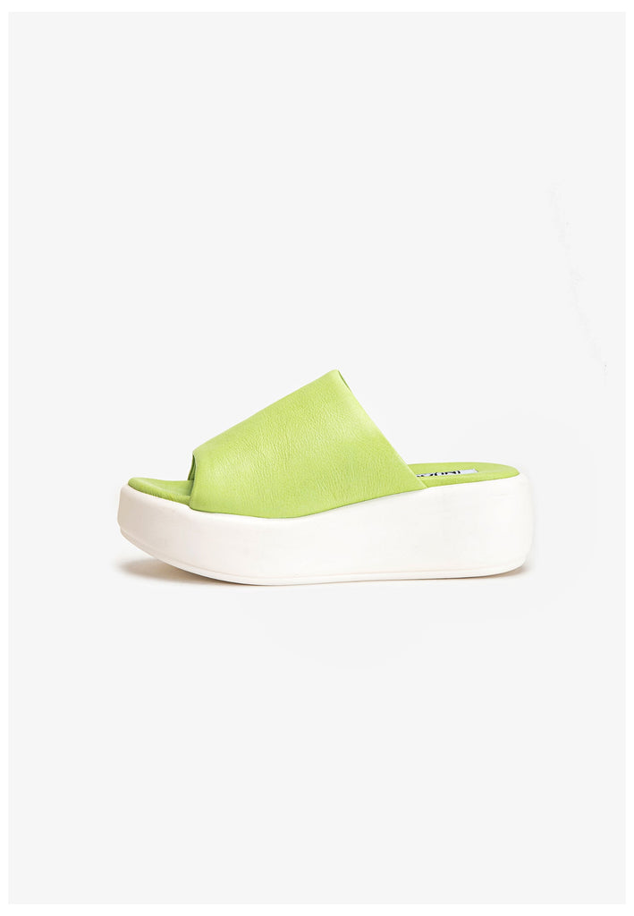Inuovo Pantoletten Leder Pistachio - surf4shoes