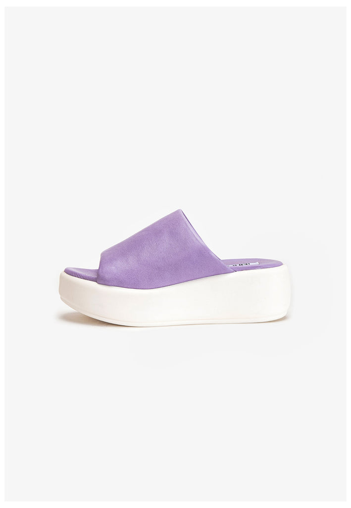 Inuovo Pantoletten Leder Violett - surf4shoes