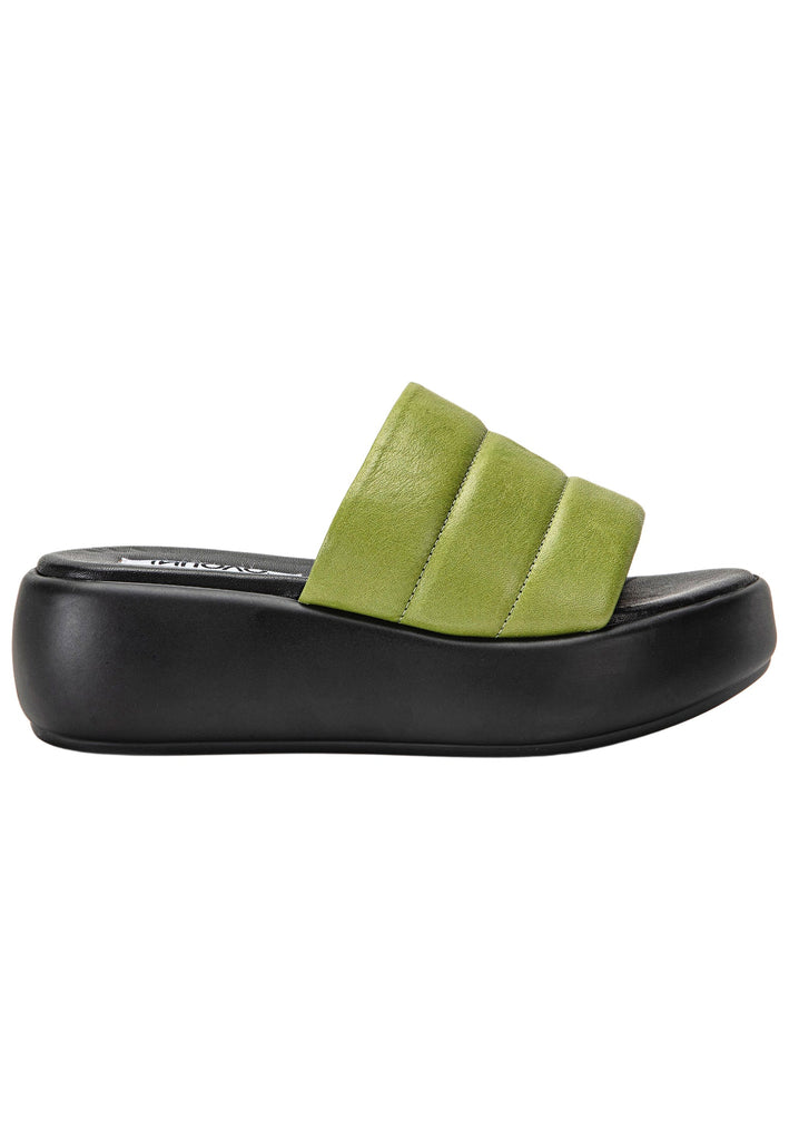 Inuovo Pantoletten Leder Grün - surf4shoes