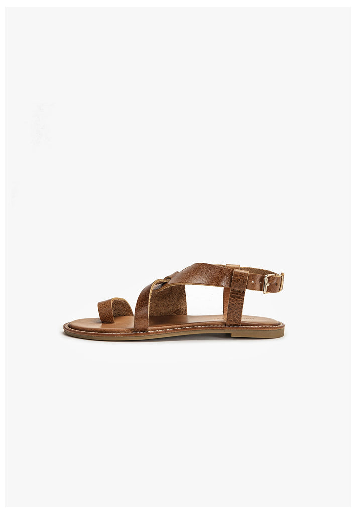Inuovo Sandalen Leder Mittelbraun - surf4shoes