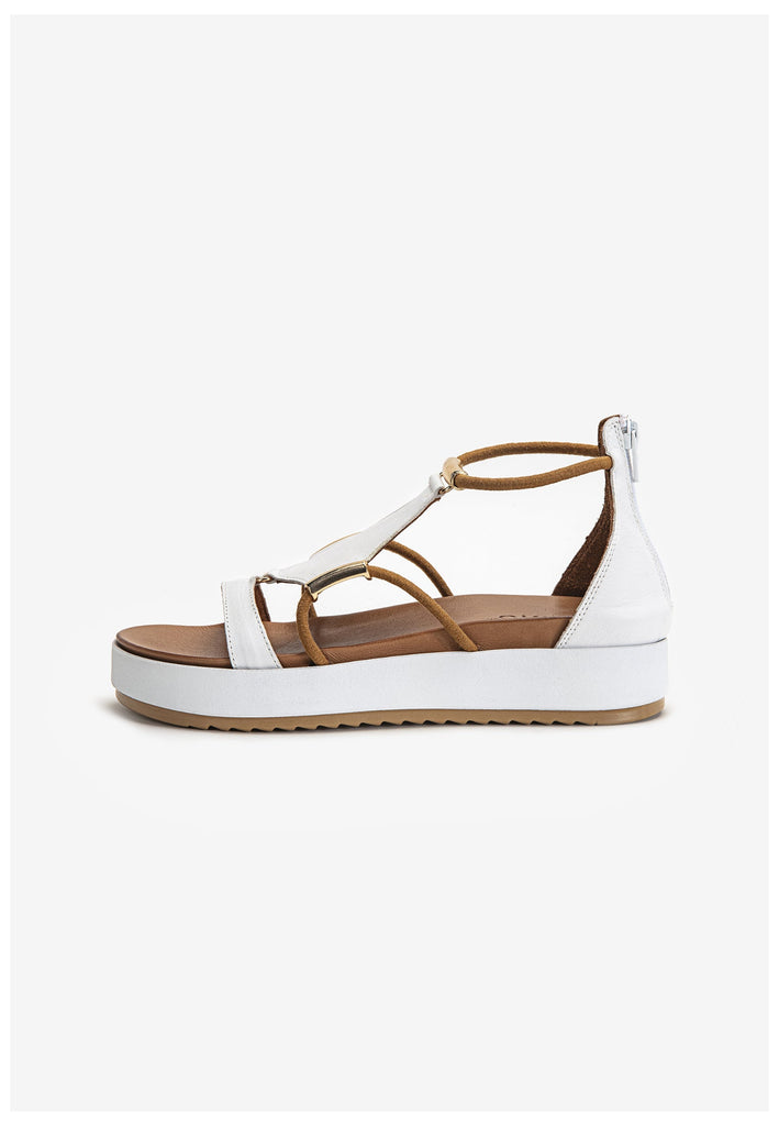 Inuovo Sandalen Leder Weiß - surf4shoes