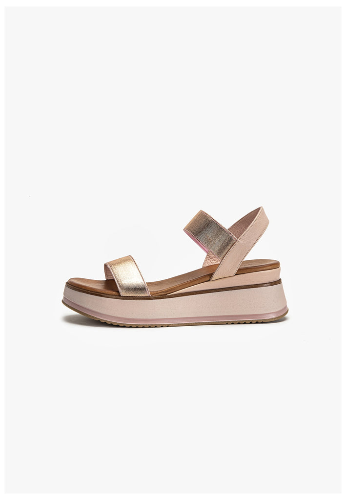 Inuovo Sandalen Leder/Textil Rosa - surf4shoes