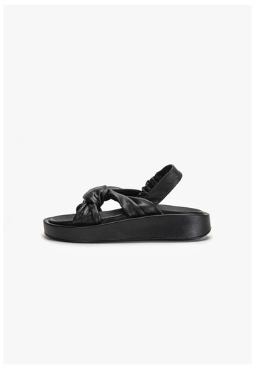 Inuovo Sandalen Leder Schwarz - surf4shoes