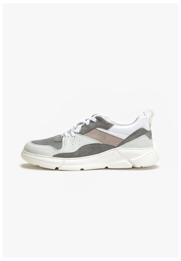 Inuovo Sneaker Leder Weiß/Rot - surf4shoes