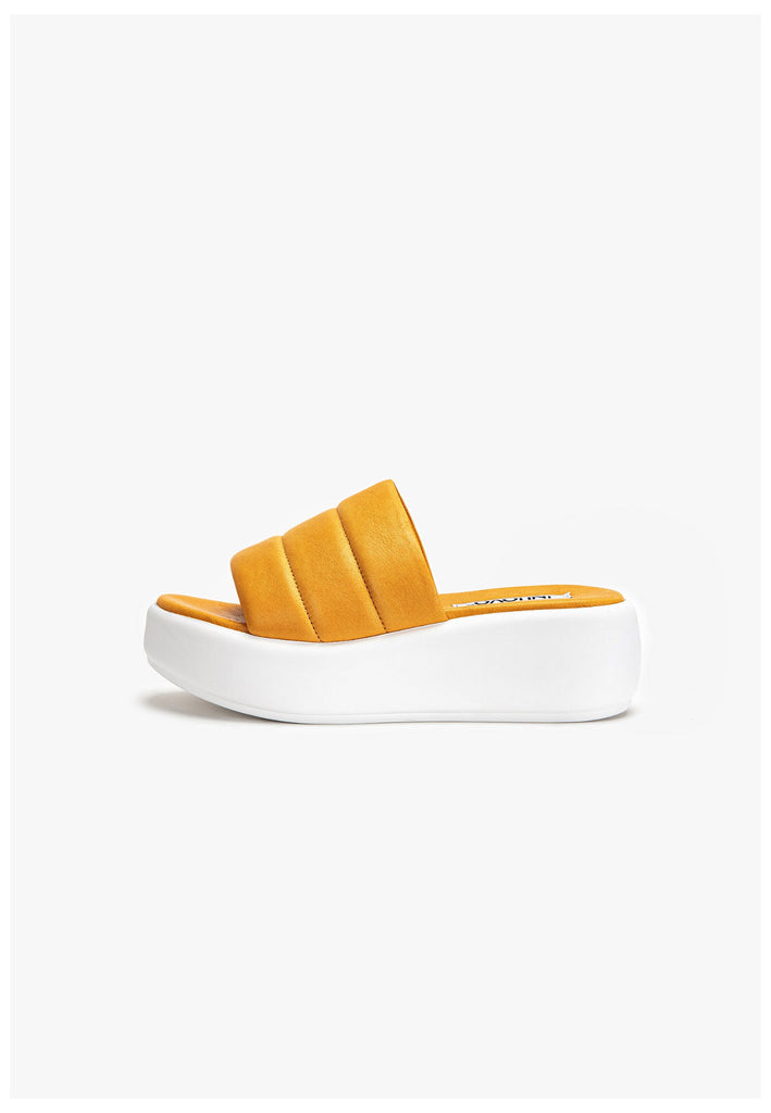 Inuovo Pantoletten Leder Orange - surf4shoes