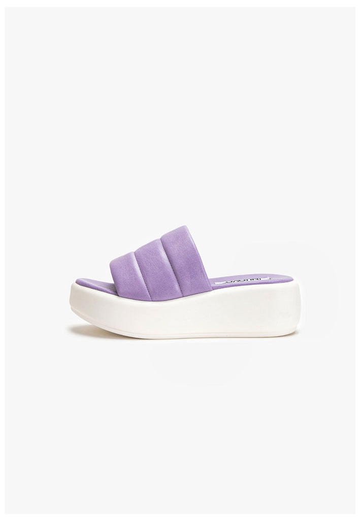 Inuovo Pantoletten Leder Violett - surf4shoes