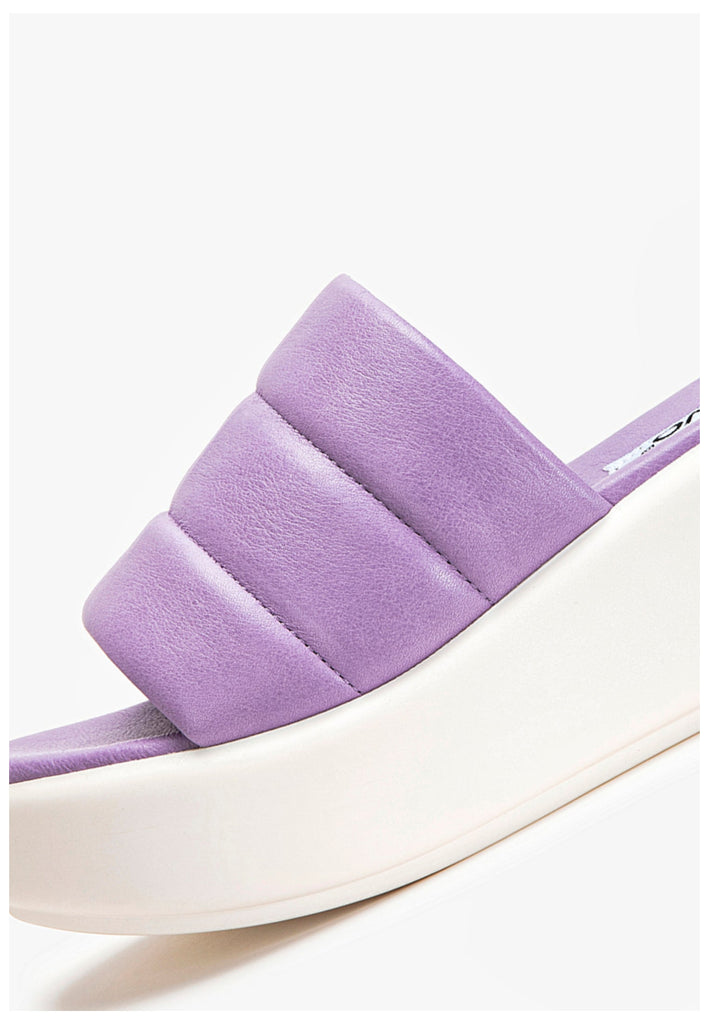 Inuovo Pantoletten Leder Violett - surf4shoes