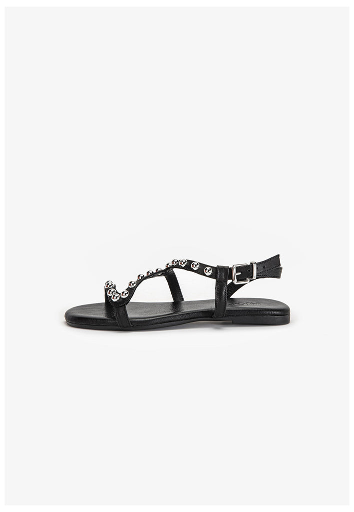 Inuovo Sandalen Leder Schwarz - surf4shoes