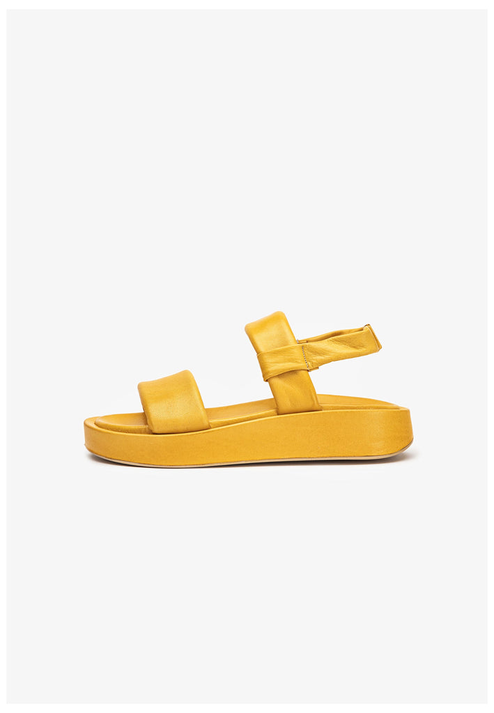 Inuovo Sandalen Leder Mustard - surf4shoes