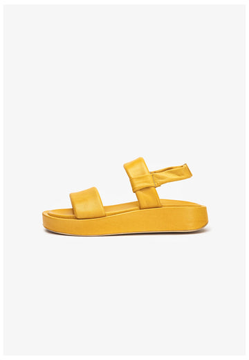 Inuovo Sandalen Leder Mustard - surf4shoes