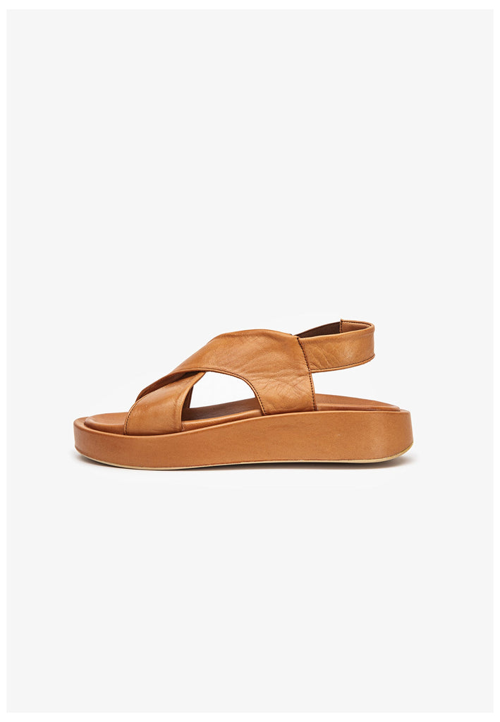 Inuovo Sandalen Leder Hellbraun - surf4shoes