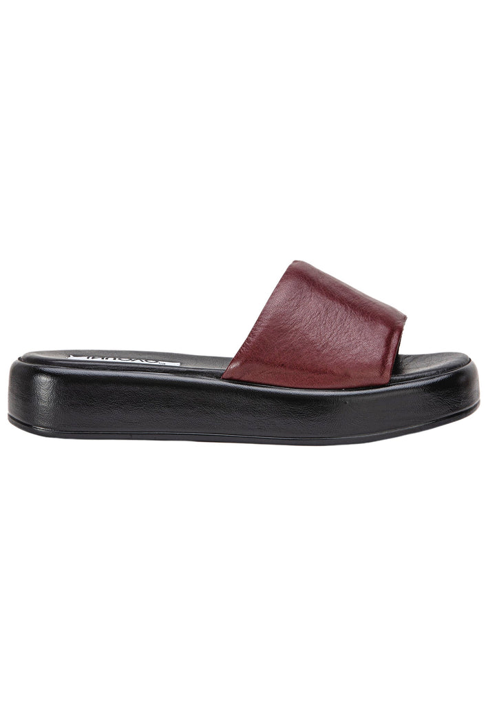 Inuovo Pantoletten Leder Rot - surf4shoes