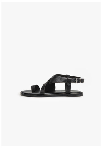 Inuovo Sandalen Leder Schwarz - surf4shoes
